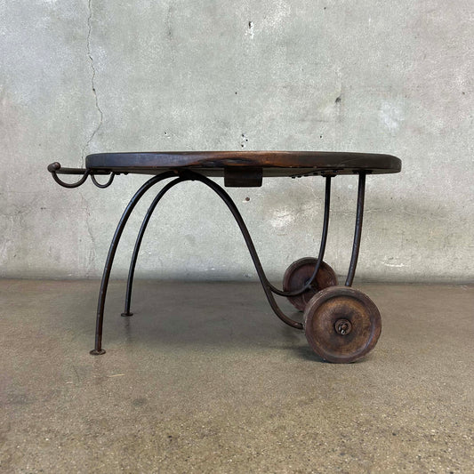 Monterey Furniture 1930's Rare Rolling Cart Coffee Table