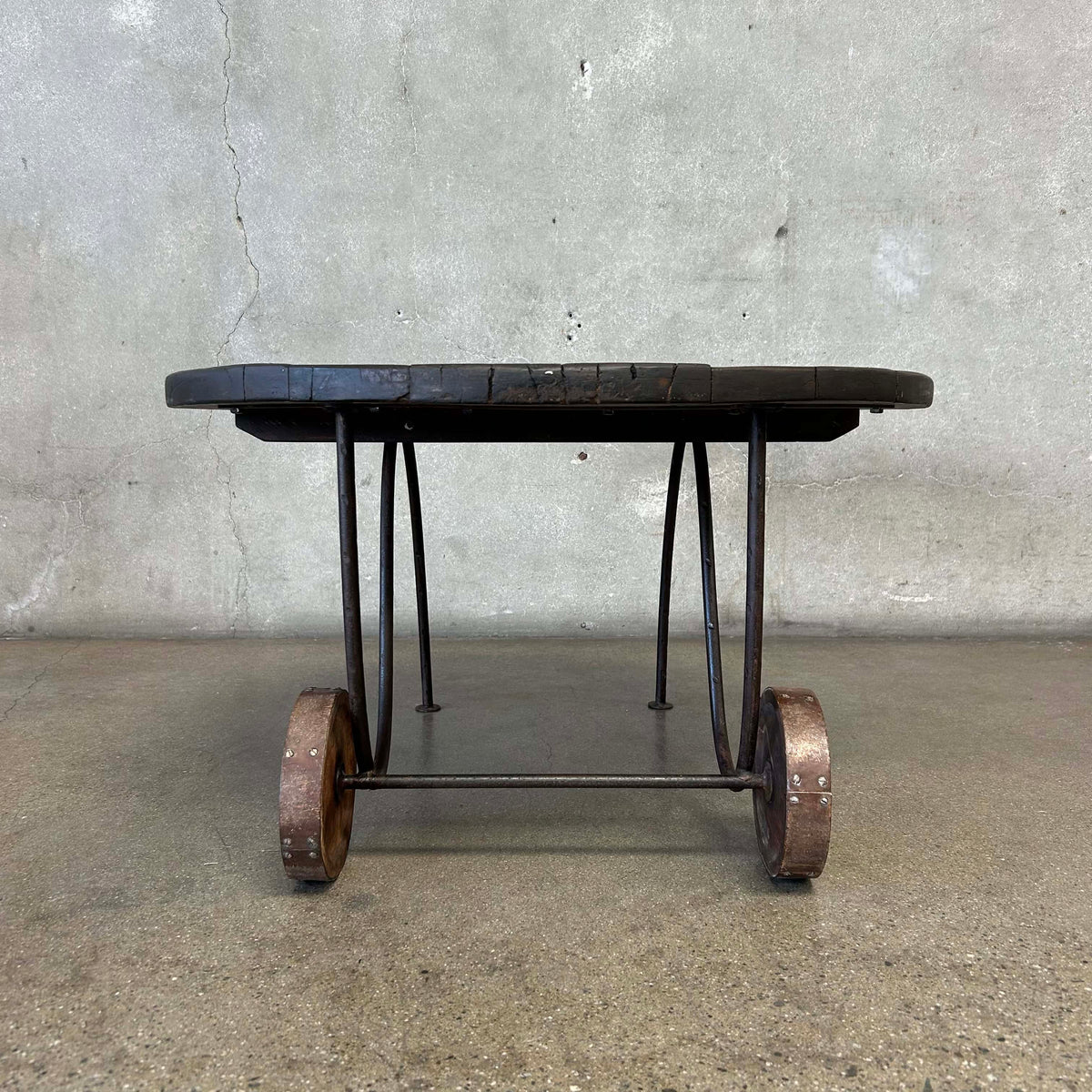Monterey Furniture 1930's Rare Rolling Cart Coffee Table