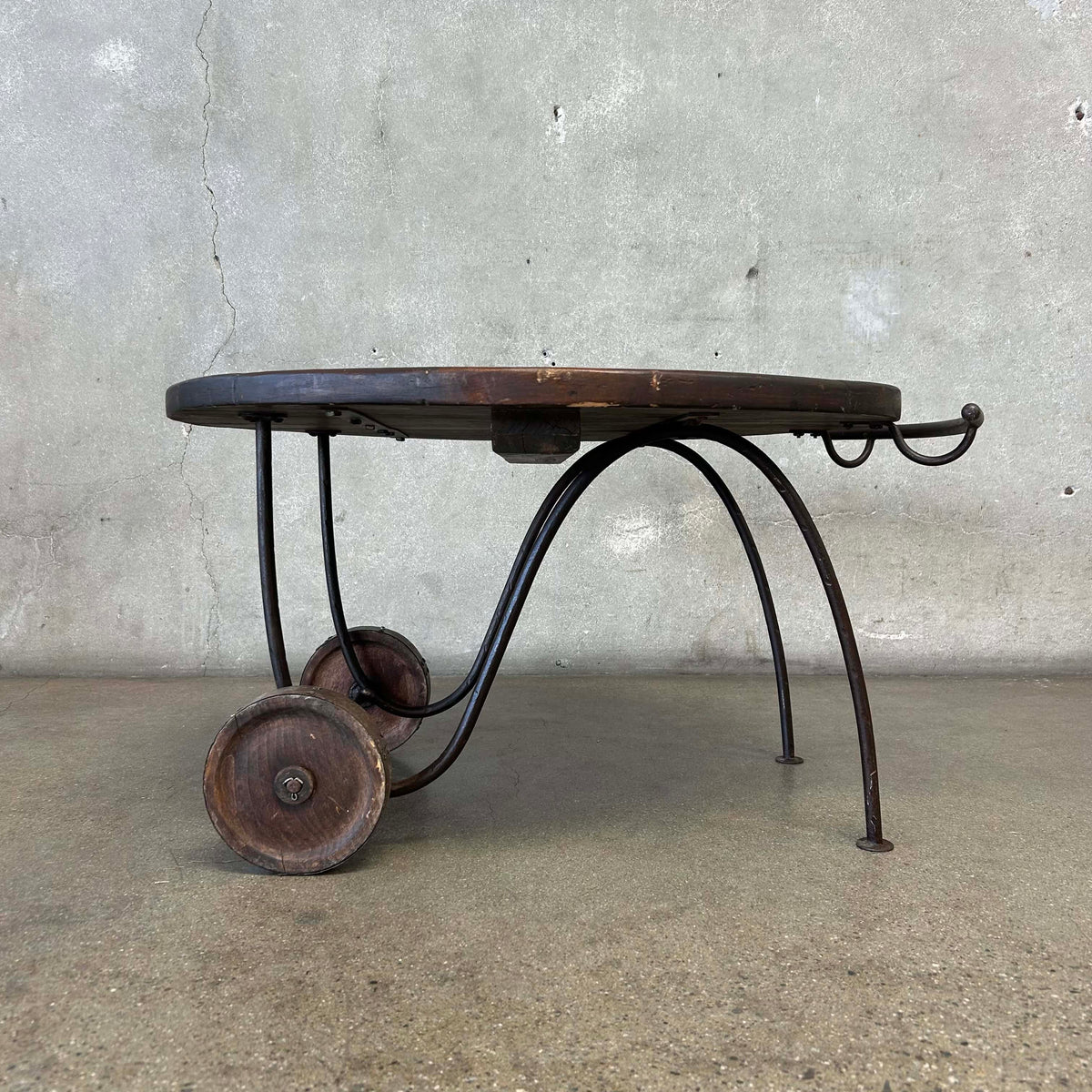 Monterey Furniture 1930's Rare Rolling Cart Coffee Table