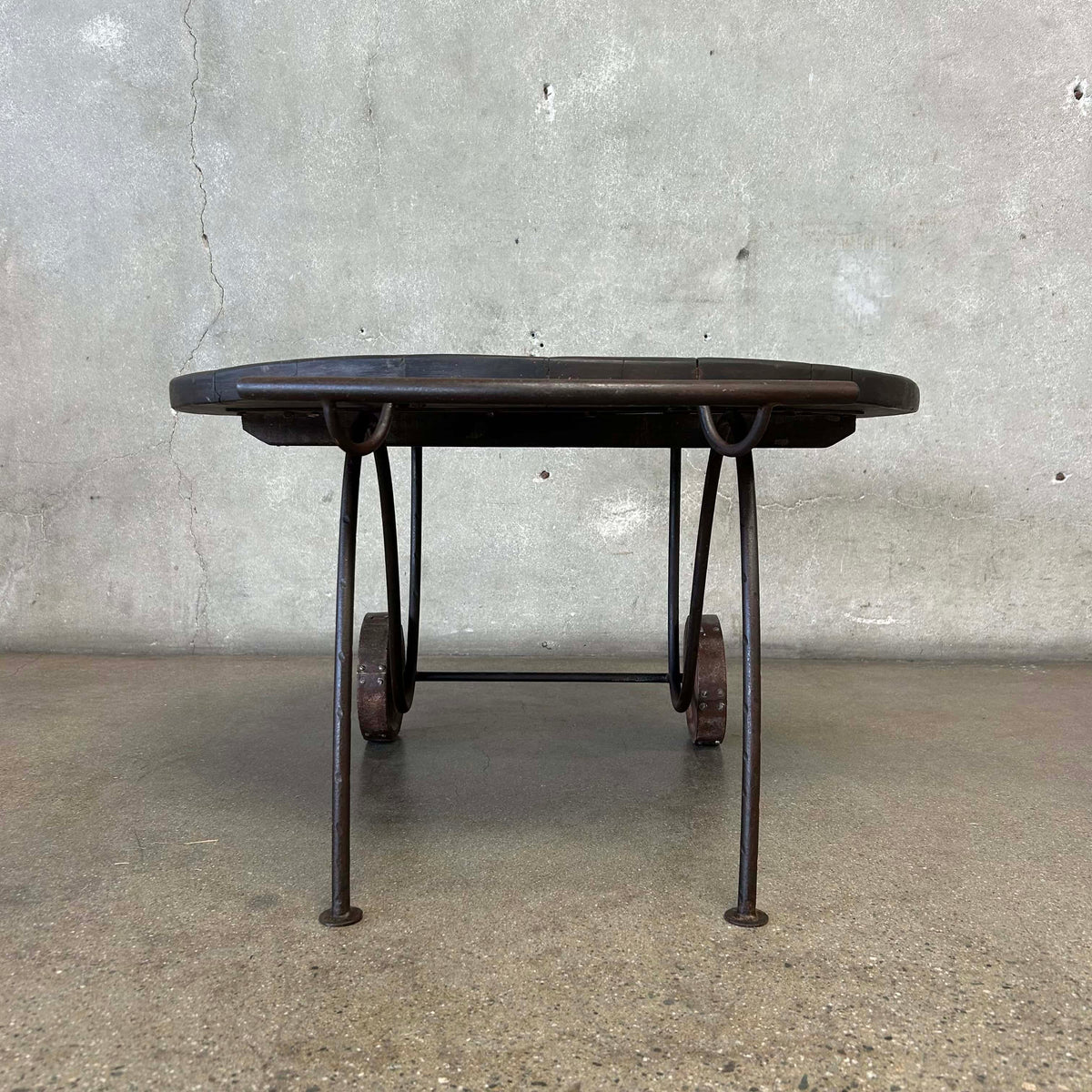 Monterey Furniture 1930's Rare Rolling Cart Coffee Table