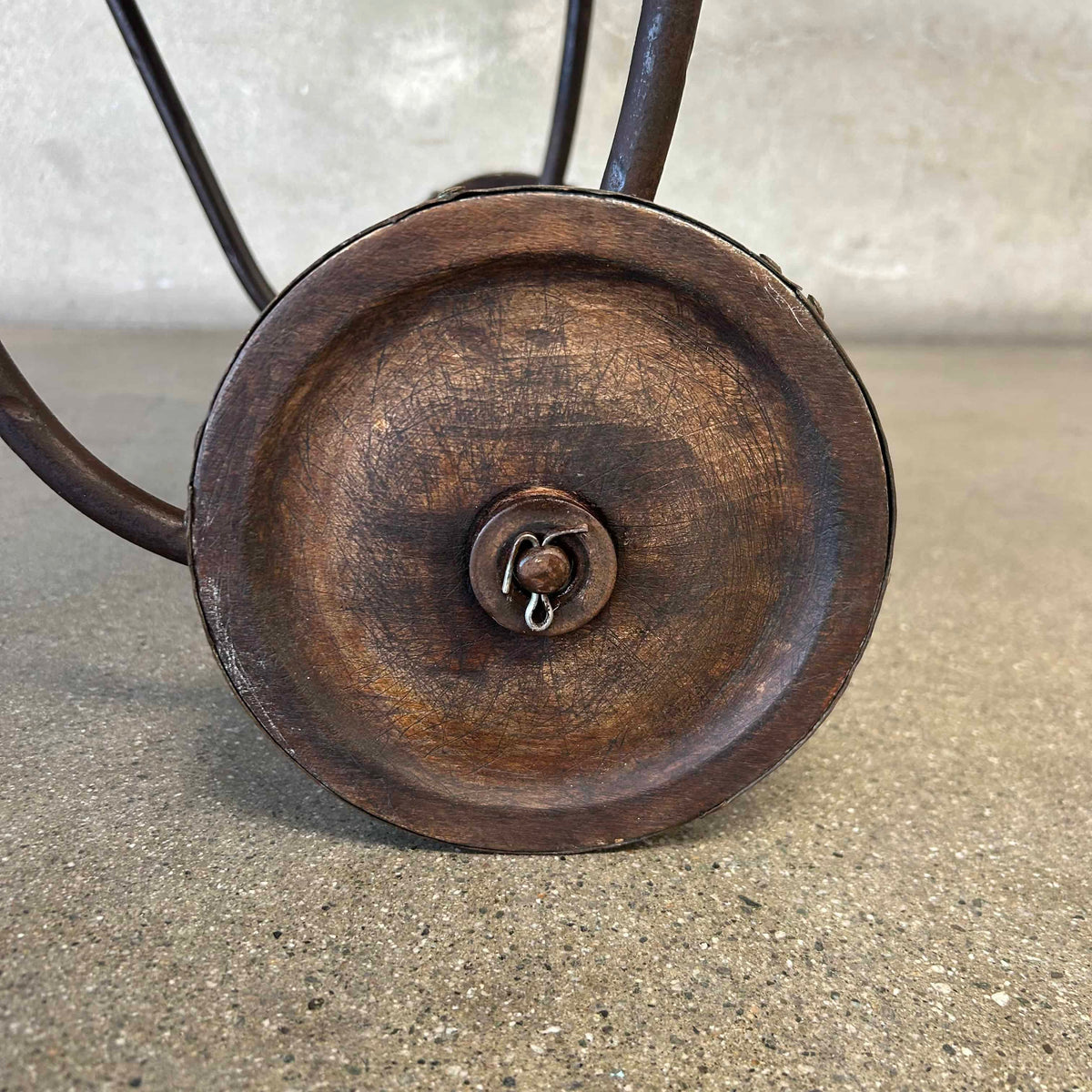 Monterey Furniture 1930's Rare Rolling Cart Coffee Table