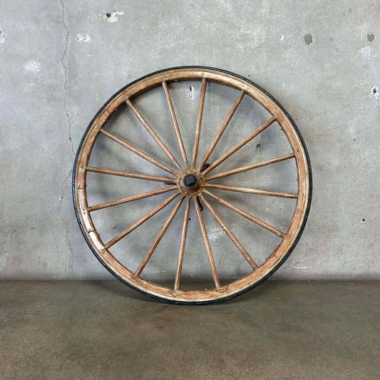 Vintage Wall Mount Wagon Wheel