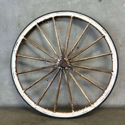 Vintage Wall Mount Wagon Wheel