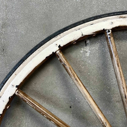 Vintage Wall Mount Wagon Wheel