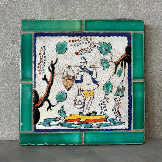 1920's D & M Tile Plaque