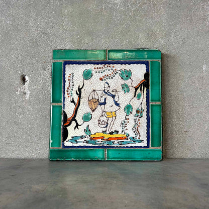 1920's D & M Tile Plaque