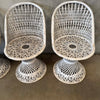 Set of 4 Spun Fiberglass Dining Chairs by Russell Woodard