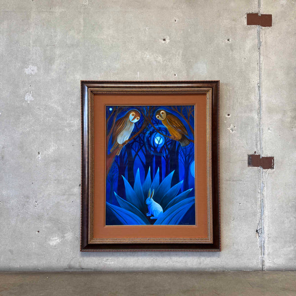 Owl Painting Signed