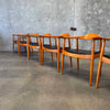 Set of Eight Wegner Style Armchairs