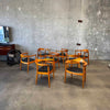 Set of Eight Wegner Style Armchairs