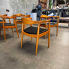 Set of Eight Wegner Style Armchairs
