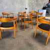 Set of Eight Wegner Style Armchairs