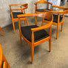 Set of Eight Wegner Style Armchairs