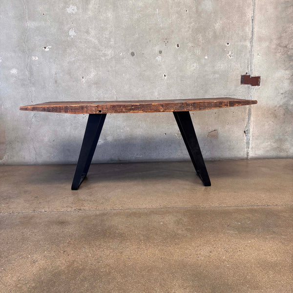 CB2 Phoenix Rustic Work Table Reclaimed Wood