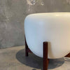 Case Study Ceramics White Planter w/ Wood Stand #1