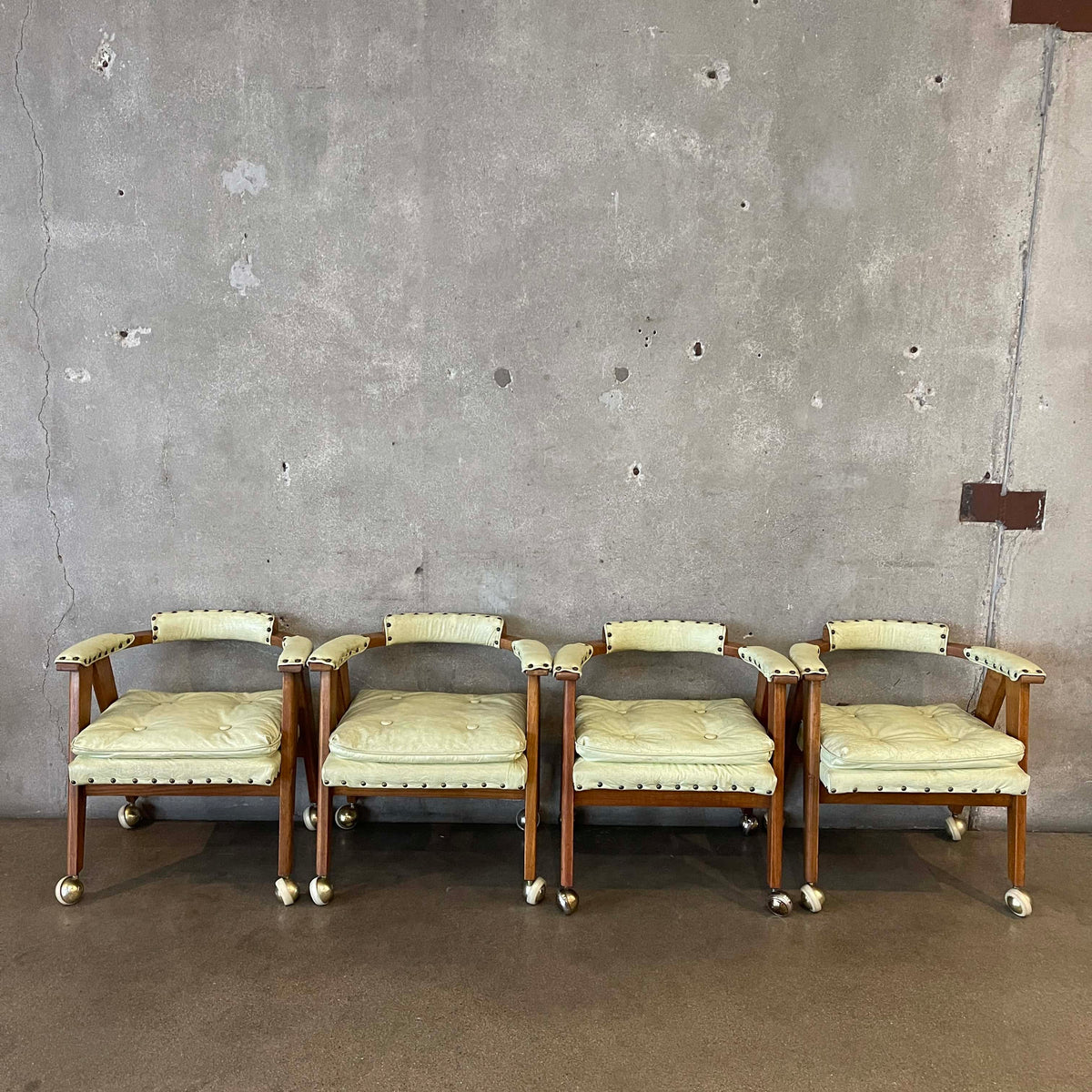 Set of Four Allan Gould Mid Century Modern Chairs