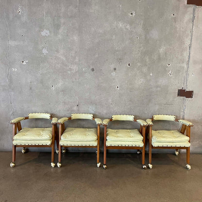 Set of Four Allan Gould Mid Century Modern Chairs