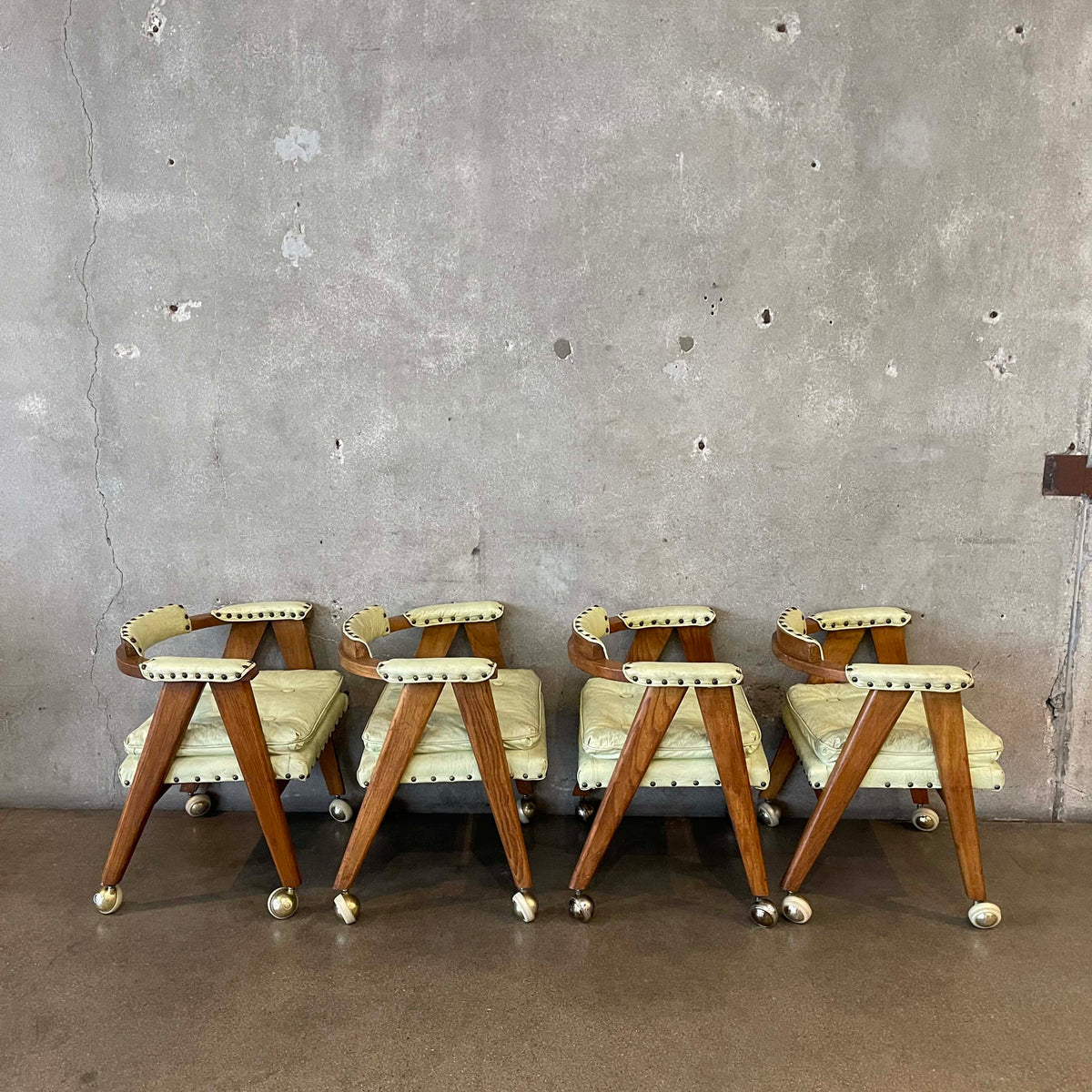 Set of Four Allan Gould Mid Century Modern Chairs