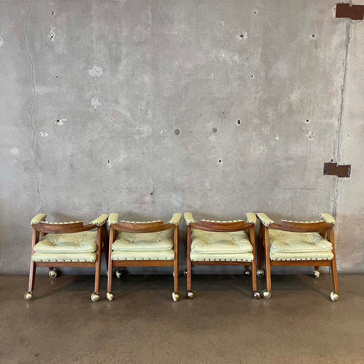 Set of Four Allan Gould Mid Century Modern Chairs