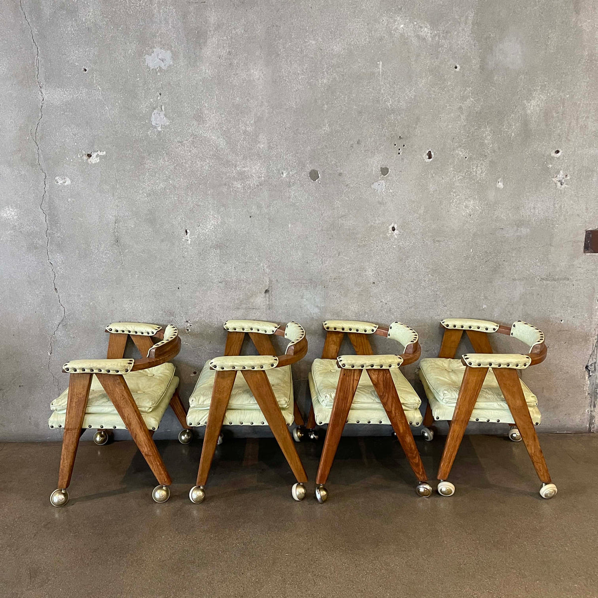 Set of Four Allan Gould Mid Century Modern Chairs