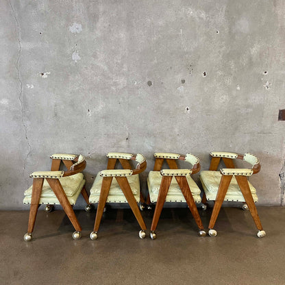 Set of Four Allan Gould Mid Century Modern Chairs
