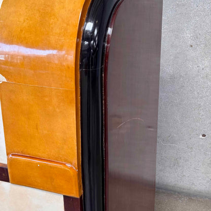 Art Deco Dry Bar With Three Storage Compartments