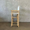 Vintage Bamboo Barstool #1
