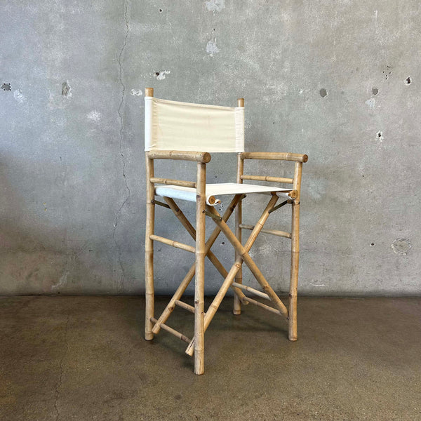 Vintage Bamboo Barstool #2
