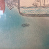Signed Early Aviation Art