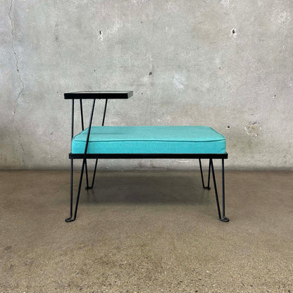 Hair Pin Leg Telephone Bench