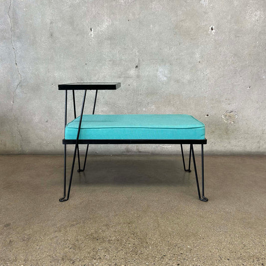 Hair Pin Leg Telephone Bench