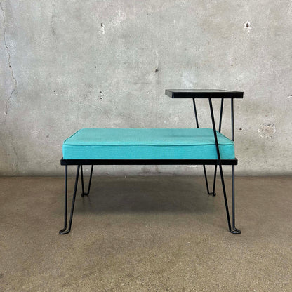 Hair Pin Leg Telephone Bench