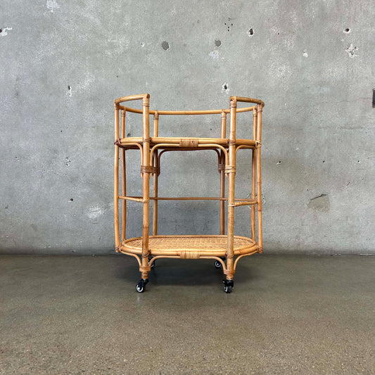 Bamboo Bar Cart