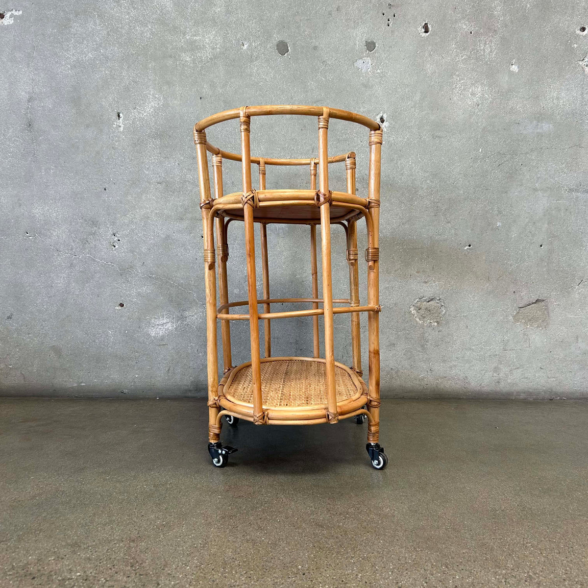 Bamboo Bar Cart