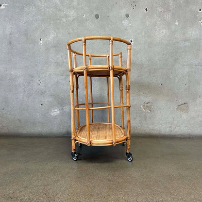 Bamboo Bar Cart