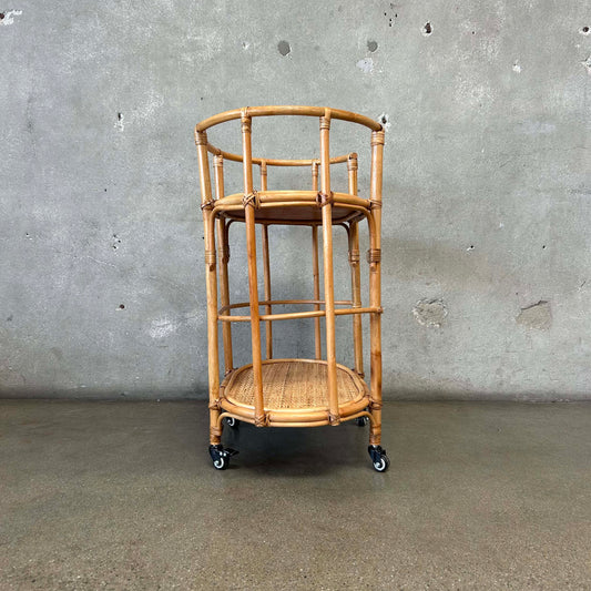 Bamboo Bar Cart