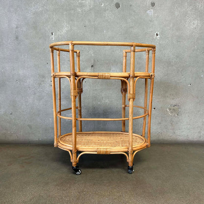 Bamboo Bar Cart