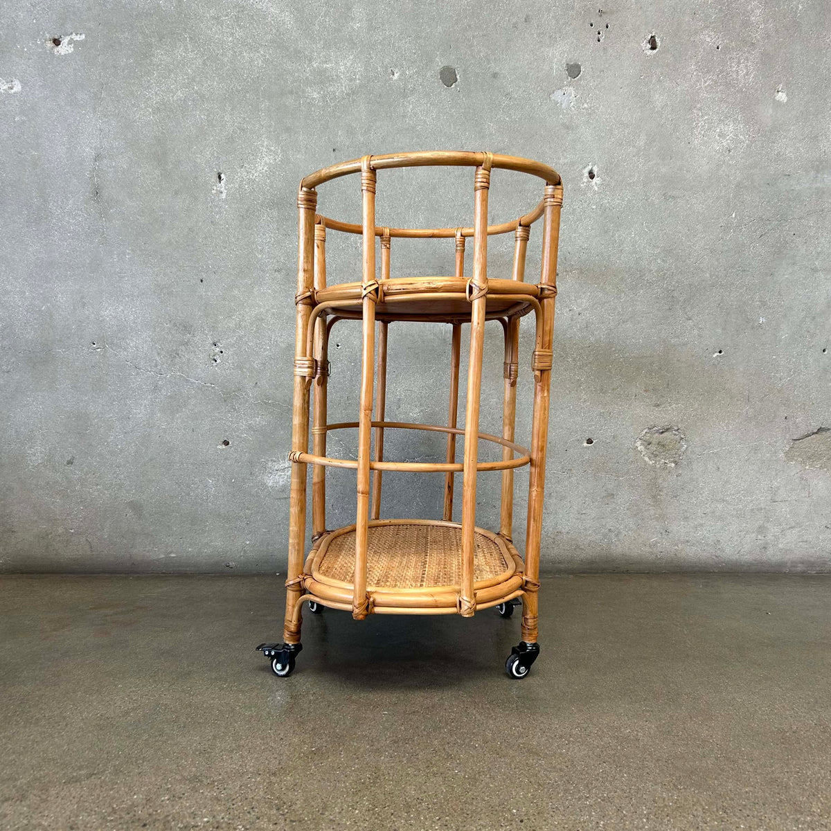 Bamboo Bar Cart