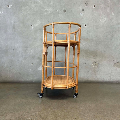 Bamboo Bar Cart
