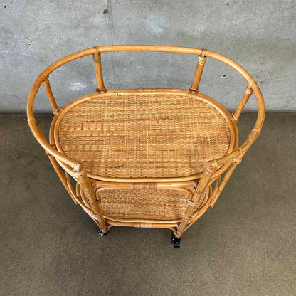 Bamboo Bar Cart