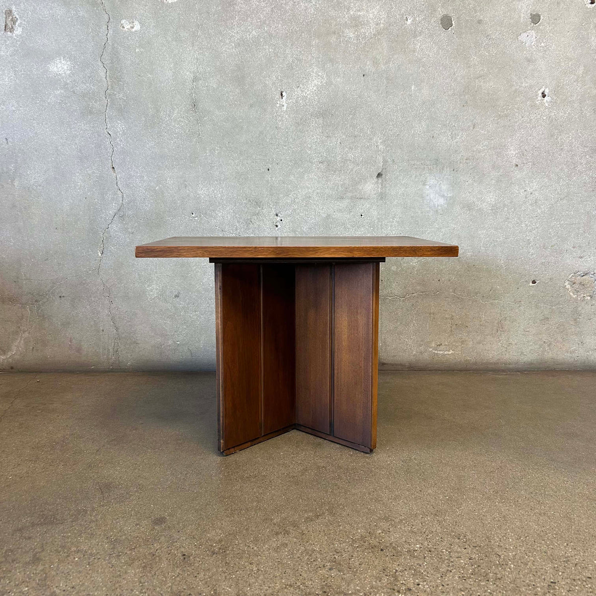Mid Century Modern Walnut Side Table