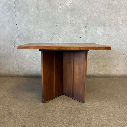 Mid Century Modern Walnut Side Table