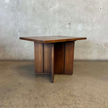 Mid Century Modern Walnut Side Table