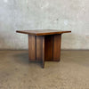Mid Century Modern Walnut Side Table