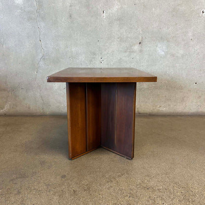 Mid Century Modern Walnut Side Table