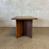 Mid Century Modern Walnut Side Table