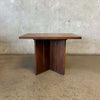Mid Century Modern Walnut Side Table