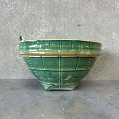 1930s McCoy Yelloware Mixing Bowl #11