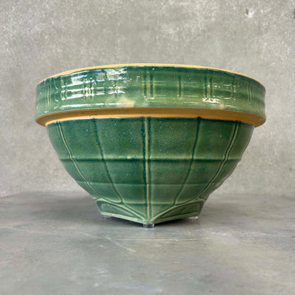 1930s McCoy Yelloware Mixing Bowl #11
