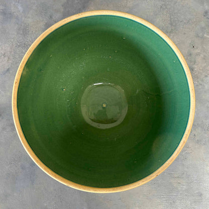 1930s McCoy Yelloware Mixing Bowl #11